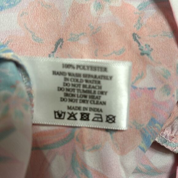 NWT AMERICA & BEYOND Hummingbird Print Maxi Dress M - Picture 13 of 13